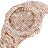 Luxury Watch Gold Diamond Watches Stainless Steel - bizmaroc.ma