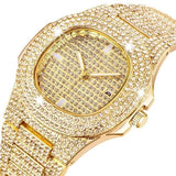 Luxury Watch Gold Diamond Watches Stainless Steel - bizmaroc.ma