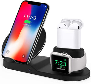 3 EN1 DOCK DE CHARGEMENT IPHONE/AIRPODS/WATCH - bizmaroc.ma