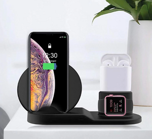 3 EN1 DOCK DE CHARGEMENT IPHONE/AIRPODS/WATCH - bizmaroc.ma