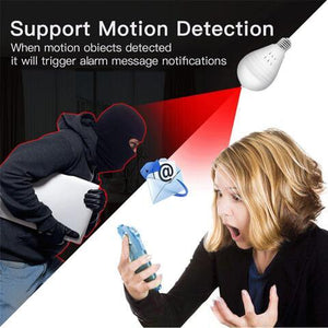 PANORAMIC AMPOULE WIFI-CAMERA 360° FULL HD - bizmaroc.ma